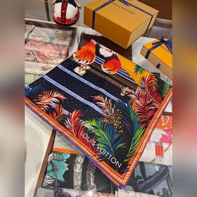 LV Тигр года ограниченная серия шарфов из шелка высшего качества