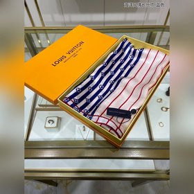 Длинный шарф в морском стиле, 100% шелк высшего качества Красные,