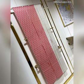 Длинный шарф в морском стиле, 100% шелк высшего качества Красные,