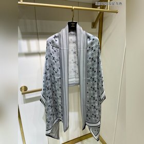 LV Двухслойный шелковый шарф с карточным узором, 100% шелк высше
