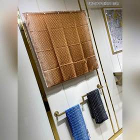 LV L Градуированный деним с цветочным узором 90 Шелковый платок