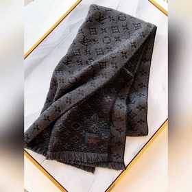 LV Louis Vuitton Классический шарф, 100% шерсть Элегантный шарф и