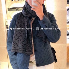 LV Louis Vuitton Классический шарф, 100% шерсть Элегантный шарф и
