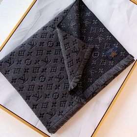 LV Louis Vuitton Классический шарф, 100% шерсть Элегантный шарф и