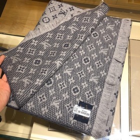 LV Louis Vuitton Классический шарф, 100% шерсть Элегантный шарф и
