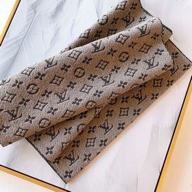 LV Louis Vuitton Классический шарф, 100% шерсть Элегантный шарф и