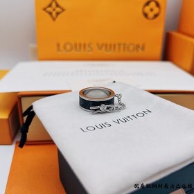LV COLORS Кольцо с черным цветом Яркая эмаль сочетается с блестящ