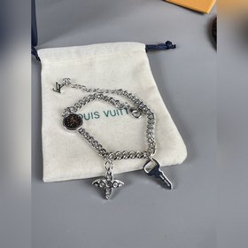Браслет LV Monogram lock Классические буквы LV и цветочный узор M