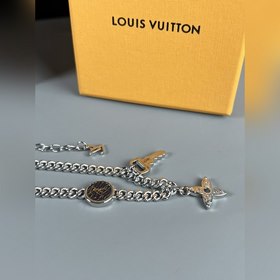 Браслет LV Monogram lock Классические буквы LV и цветочный узор M