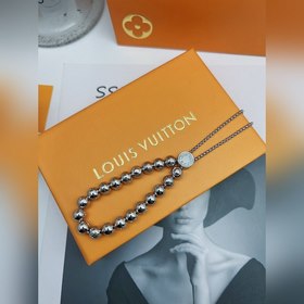 Браслет LV с бусинами