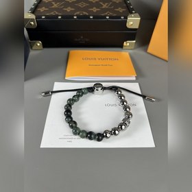 Браслет LV Monogram Beads Сочетание различных материалов подчерки