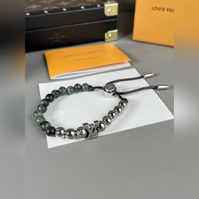 Браслет LV Monogram Beads Сочетание различных материалов подчерки