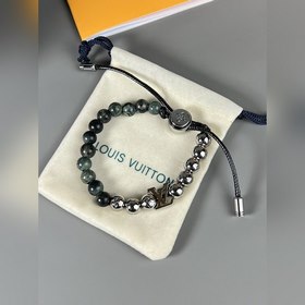 Браслет LV Monogram Beads Сочетание различных материалов подчерки