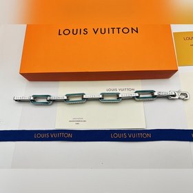 LV Браслет с каплямиз бамбука, синий, мужской Браслет из нержавею