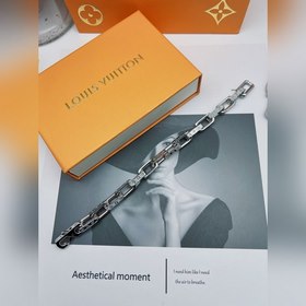 LV 316 Браслет из закаленной стали с бамбуковым узором. Яркий бр