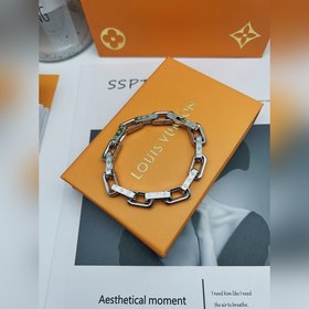 LV 316 Браслет из закаленной стали с бамбуковым узором. Яркий бр
