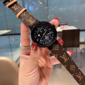 LV Louis Pattern Элегантные женские часы Корпус из нержавеющей с