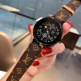 LV Louis Pattern Элегантные женские часы Корпус из нержавеющей с