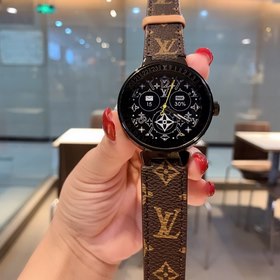 LV Louis Pattern Элегантные женские часы Корпус из нержавеющей с