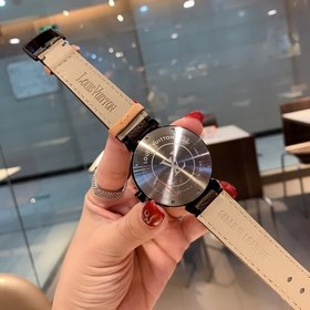 LV Louis Pattern Элегантные женские часы Корпус из нержавеющей с