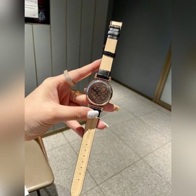 LV Louis Vuitton Tambour Monogram Bijou Циферблат молочно-белог