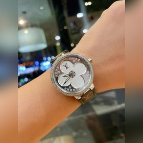 LV Tambour slim monogran, ограниченная серия женских часов Элеган