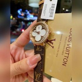 LV Tambour slim monogran, ограниченная серия женских часов Элеган