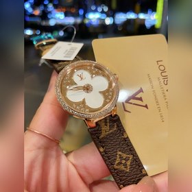 LV Tambour slim monogran, ограниченная серия женских часов Элеган
