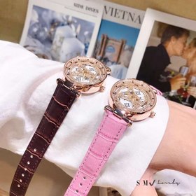 LV Часы «Время счастья» — стильные женские часы Безель полностью 