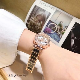 LV Часы «Время счастья» — стильные женские часы Безель полностью 