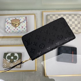 Классический кошелек LV, модель M61864, черный Классический коше