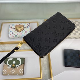 Классический кошелек LV, модель M61864, черный Классический коше
