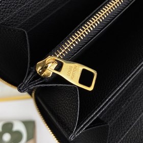 Классический кошелек LV, модель M61864, черный Классический коше