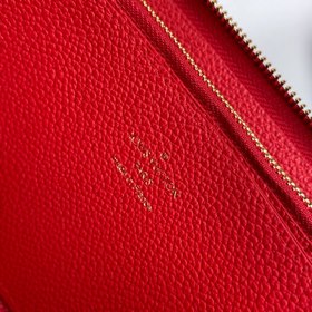 Классический кошелек LV, модель M61865, ярко-красный Классически