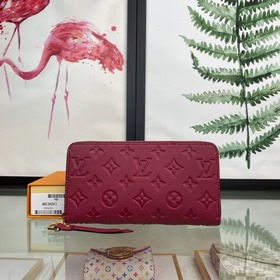 LV Классический кошелек, модель M63691, пурпурный Классический к