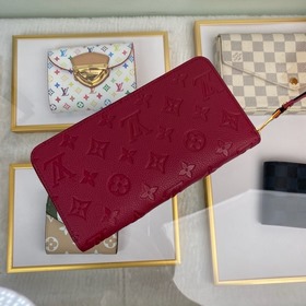 LV Классический кошелек, модель M63691, пурпурный Классический к