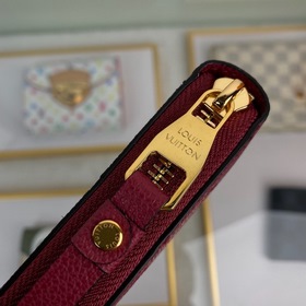 LV Классический кошелек, модель M63691, пурпурный Классический к