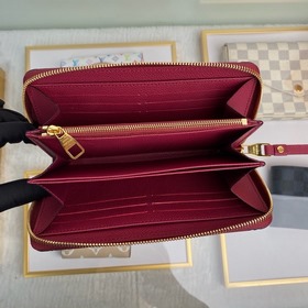 LV Классический кошелек, модель M63691, пурпурный Классический к