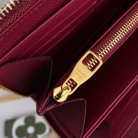 LV Классический кошелек, модель M63691, пурпурный Классический к