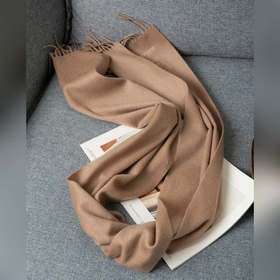MaxMara Классический шарф из чистой шерсти Классический однотонны