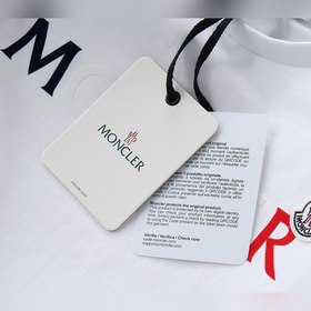 Moncler Короткий рукав с круглым вырезом Эта модель мужской фут