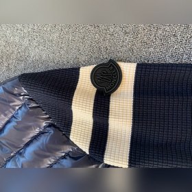 Монку Осенне-зимний тонкий вязаный пуховик Простой, легкий и прак