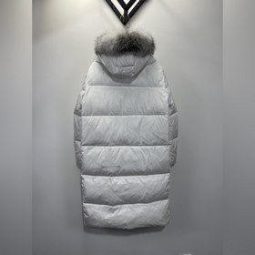 Moncler &nbsp;Длинная куртка из лисьего меха с двумя карманам