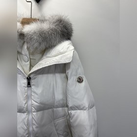 Moncler &nbsp;Длинная куртка из лисьего меха с двумя карманам