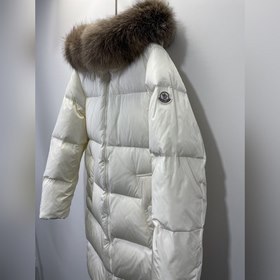Moncler Длинная куртка-парка из искусственного меха лисы для жен