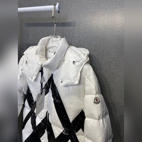 Монку Фуцзянь Зимняя новинка яркая пуховая куртка с капюшоном Выс