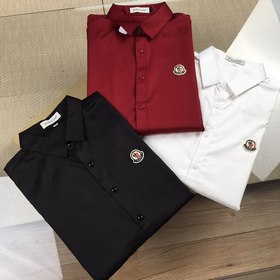 Moncler Рубашка с коротким рукавом и принтом по всей длине Новая 