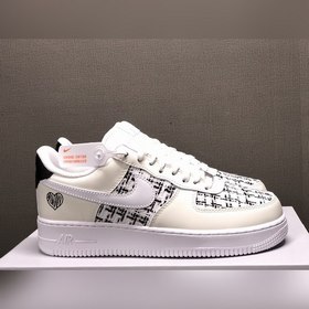 Nk Air Force 107 Low Бежевые кроссовки в стиле Air Force 1 с низк