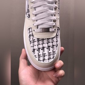 Nk Air Force 107 Low Бежевые кроссовки в стиле Air Force 1 с низк