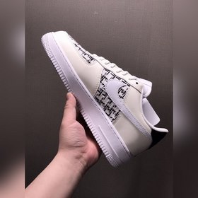 Nk Air Force 107 Low Бежевые кроссовки в стиле Air Force 1 с низк